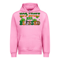 Fuchsia Pink not lucky just blessed Urban Hoodie - AdoDesignShop