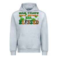 Heather Grey not lucky just blessed Urban Hoodie - AdoDesignShop