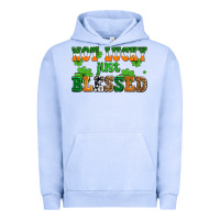 Pigment Grape Ice not lucky just blessed Urban Hoodie - AdoDesignShop