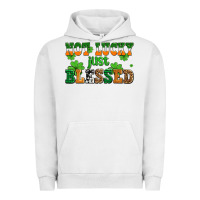 Pigment Lunar Rock not lucky just blessed Urban Hoodie - AdoDesignShop