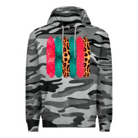 Slate Camo Colored Leopard and Wood Patterned Western Brush Strokes Premium Hoodie - Bettercallsaul