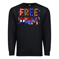 Black fourth of july freedom Premium Sweatshirt - texasbilliewilder