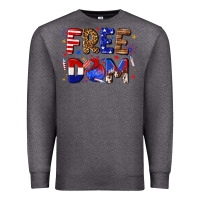 Charcoal Heather fourth of july freedom Premium Sweatshirt - texasbilliewilder