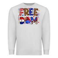 Dove Grey fourth of july freedom Premium Sweatshirt - texasbilliewilder