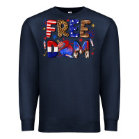 Navy fourth of july freedom Premium Sweatshirt - texasbilliewilder