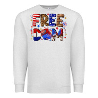 Oatmeal Heather fourth of july freedom Premium Sweatshirt - texasbilliewilder
