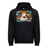 Black cowhide leopard calf Urban Hoodie - JahusDesignShop