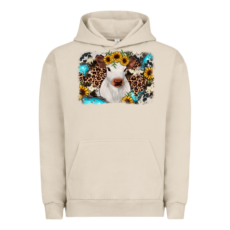 Cowhide Leopard Calf Urban Hoodie by JahusDesignShop | Teevron