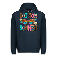 Navy hot mom summer Premium Hoodie - AdoDesignShop