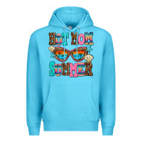 Ocean Blue hot mom summer Premium Hoodie - AdoDesignShop