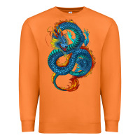 Carrot blue dragon Premium Sweatshirt - RanaPortraitStore