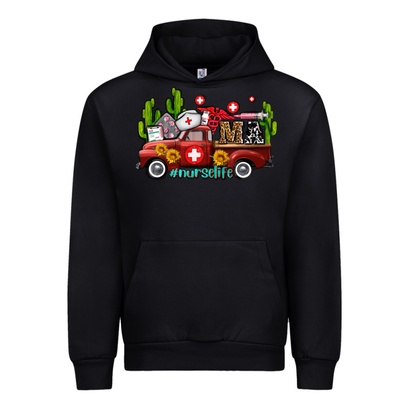Ma Medical Assistant Nurse Truck With Cactus And Sunflowers Urban Hoodie by AdoDesignShop | Teevron