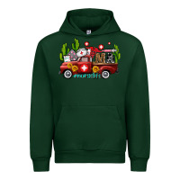 Forest Green ma medical assistant nurse truck with cactus and sunflowers Urban Hoodie - AdoDesignShop