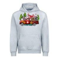 Heather Grey ma medical assistant nurse truck with cactus and sunflowers Urban Hoodie - AdoDesignShop