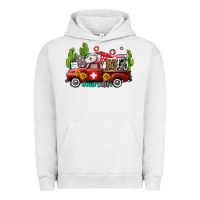 Pigment Lunar Rock ma medical assistant nurse truck with cactus and sunflowers Urban Hoodie - AdoDesignShop