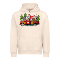 Sandshell ma medical assistant nurse truck with cactus and sunflowers Urban Hoodie - AdoDesignShop