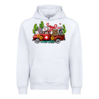 White ma medical assistant nurse truck with cactus and sunflowers Urban Hoodie - AdoDesignShop