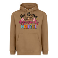 Toasted Coconut not bossy just aggressively helpful Heavyweight Hoodie - MaliasSmallBusiness