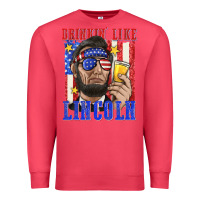 Cardinal drinking like lincoln Premium Sweatshirt - texasbilliewilder