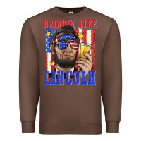 Chestnut drinking like lincoln Premium Sweatshirt - texasbilliewilder