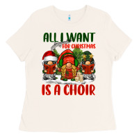 Bone all i want for christmas is a choir Ladies Tee - BarkalooDesign