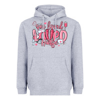Heather Grey one loved nurse valentine's day Heavyweight Hoodie - MaliasSmallBusiness