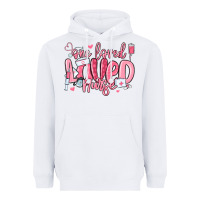White one loved nurse valentine's day Heavyweight Hoodie - MaliasSmallBusiness