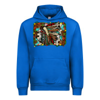 Cobalt christmas indian headdress Urban Hoodie - JahusDesignShop