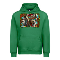 Emerald christmas indian headdress Urban Hoodie - JahusDesignShop