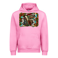 Fuchsia Pink christmas indian headdress Urban Hoodie - JahusDesignShop