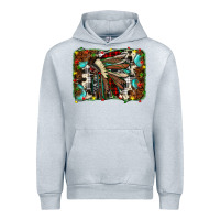 Heather Grey christmas indian headdress Urban Hoodie - JahusDesignShop