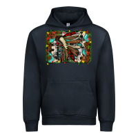 Navy christmas indian headdress Urban Hoodie - JahusDesignShop