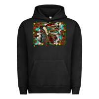 Pigment Black christmas indian headdress Urban Hoodie - JahusDesignShop