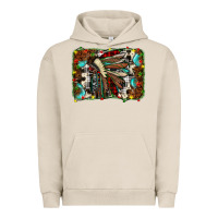 Pigment French Oak christmas indian headdress Urban Hoodie - JahusDesignShop