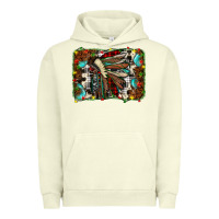 Pigment Pistachio christmas indian headdress Urban Hoodie - JahusDesignShop