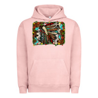 Pigment Salmon christmas indian headdress Urban Hoodie - JahusDesignShop