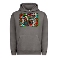 Pigment Tornado christmas indian headdress Urban Hoodie - JahusDesignShop