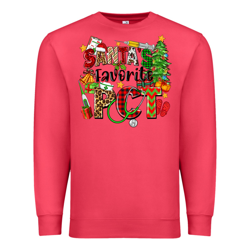 Santa's Favorite Pct Premium Sweatshirt by Zillion Design Studio | Teevron