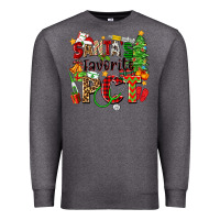 Charcoal Heather santa's favorite pct Premium Sweatshirt - Zillion Design Studio