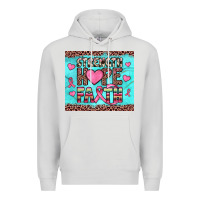 Dove Grey strength hope faith Premium Hoodie - JahusDesignShop
