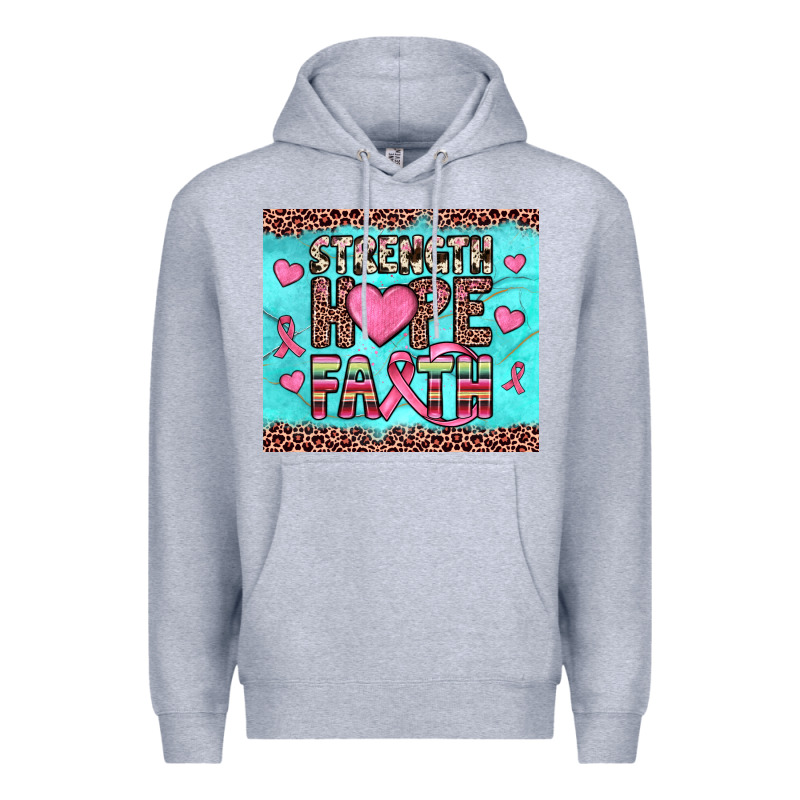 Strength Hope Faith Premium Hoodie by JahusDesignShop | Teevron