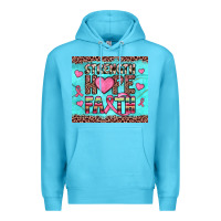 Ocean Blue strength hope faith Premium Hoodie - JahusDesignShop
