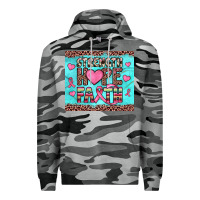 Slate Camo strength hope faith Premium Hoodie - JahusDesignShop