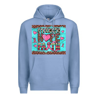 Colony Blue strength hope faith Premium Hoodie - JahusDesignShop