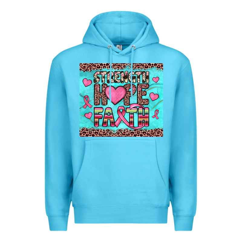Strength Hope Faith Premium Hoodie by JahusDesignShop | Teevron