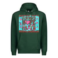 Sports Green strength hope faith Premium Hoodie - JahusDesignShop