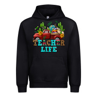 Black teacher life western truck and books Urban Hoodie - AdoDesignShop