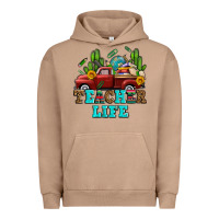 Pigment Burro teacher life western truck and books Urban Hoodie - AdoDesignShop