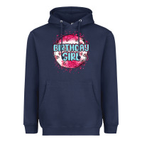 Navy birthday girl Heavyweight Hoodie - MaliasSmallBusiness
