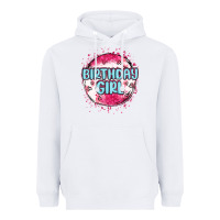 White birthday girl Heavyweight Hoodie - MaliasSmallBusiness